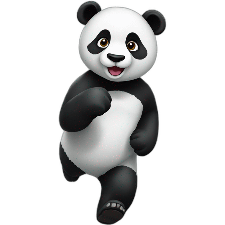 panda-running emoji