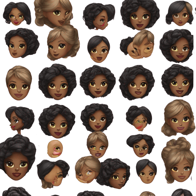 Black Barbie emoji