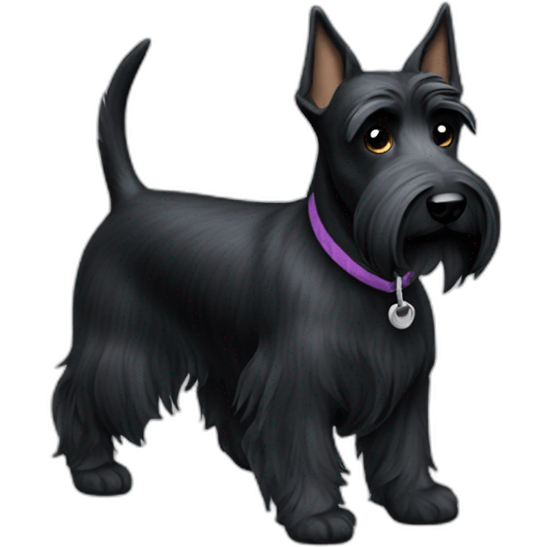 scottish-terrier-dog-walking emoji