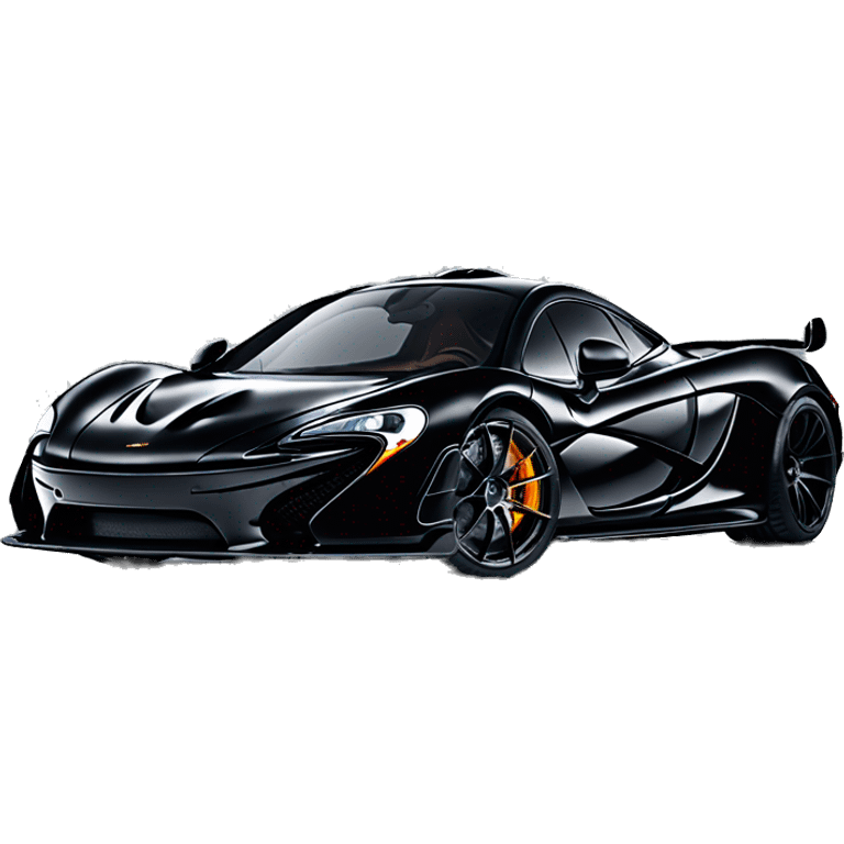 McLaren P1 blacked out  emoji