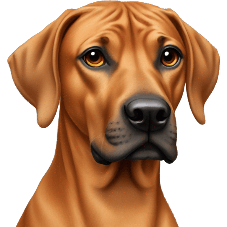 Please create a female Rhodesian Ridgeback emoji