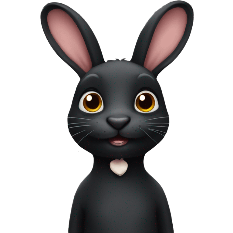 Black rabbit  emoji