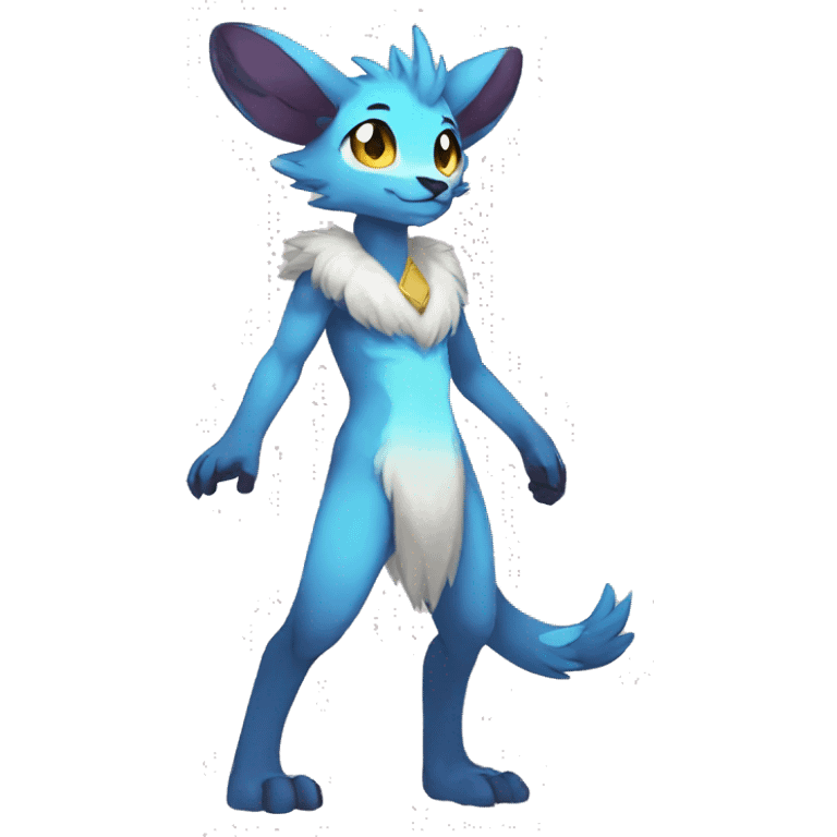 Anthro Sona Fakemon Full Body emoji