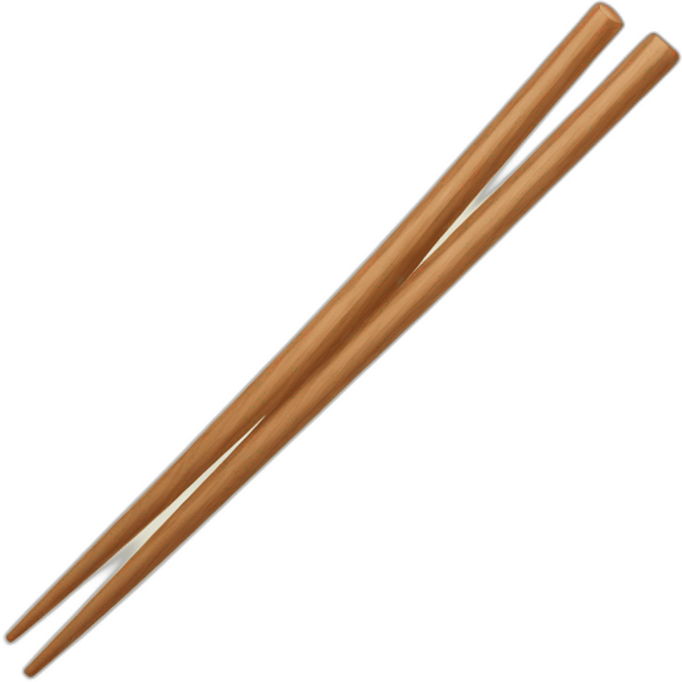 single one wooden chopstick emoji