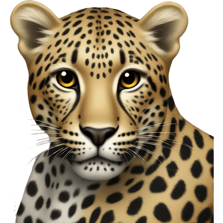 leopard black emoji