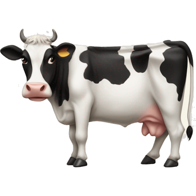 cow with feet emoji