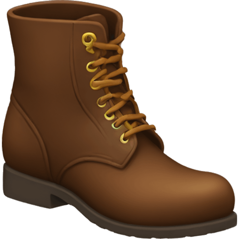 Brown fussy boots emoji