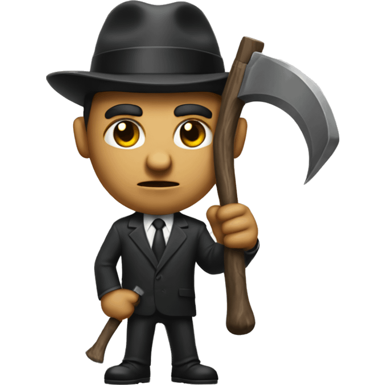 Mafia with a Pickaxe emoji