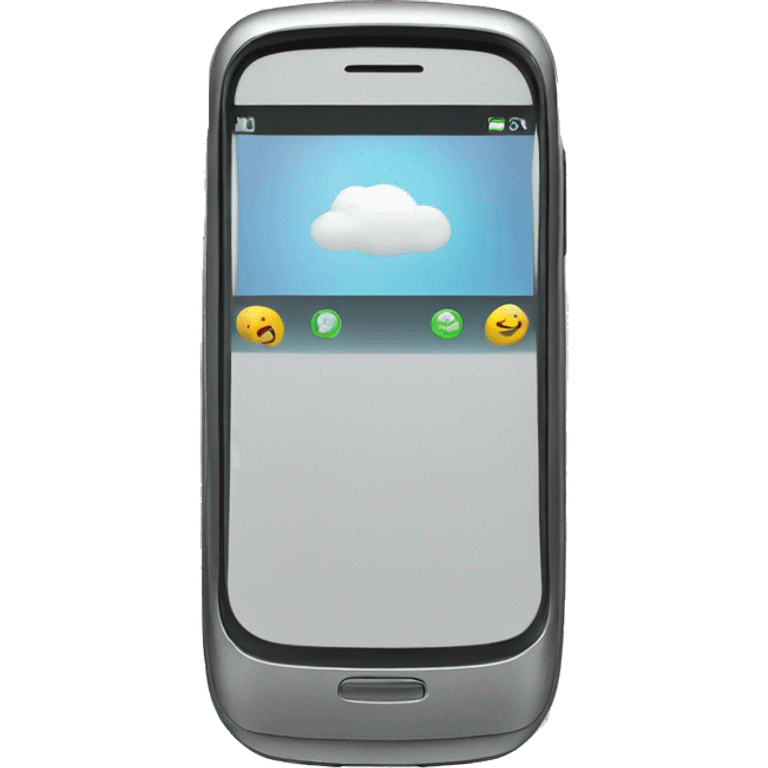 touch screen phone emoji