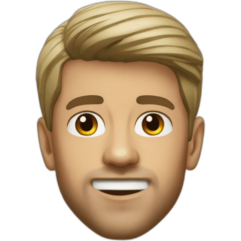 Djokovic head Memoji style emoji