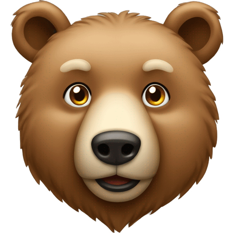 light brown bear emoji