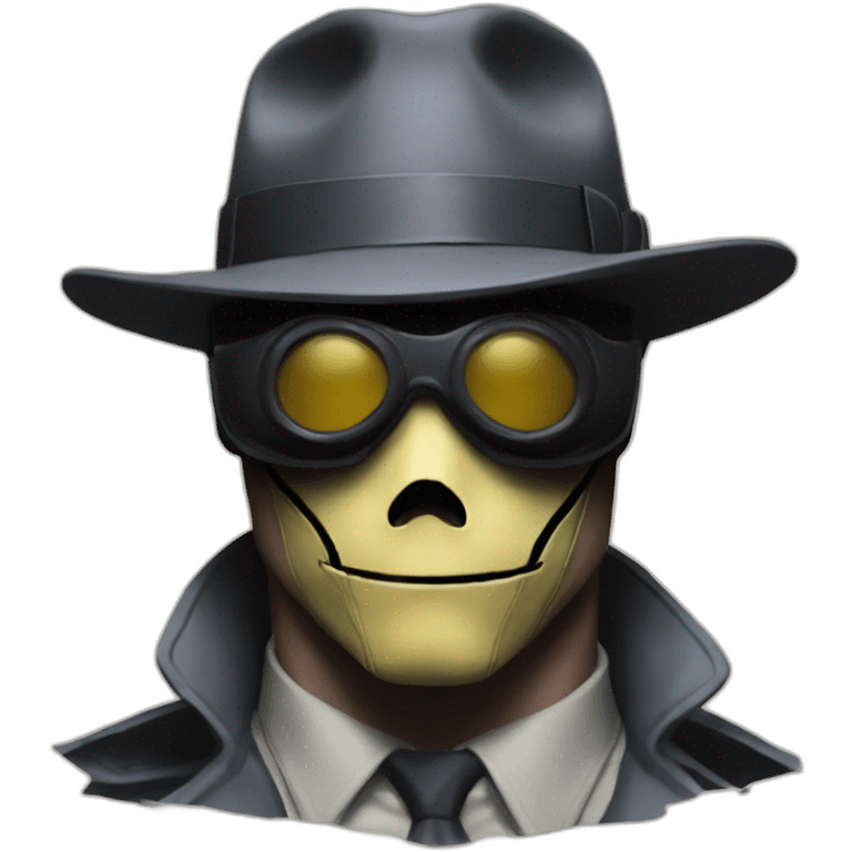 realistic Rorschach from Watchmen emoji