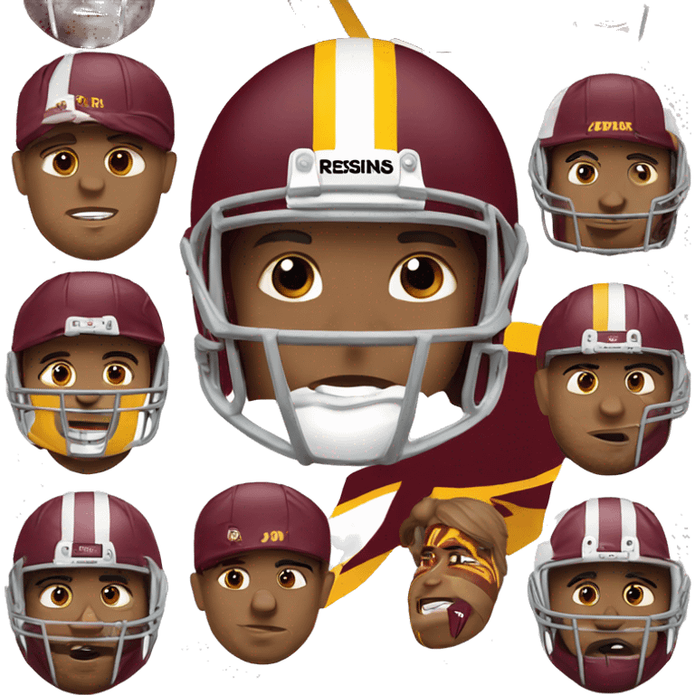 Redskins football team emoji