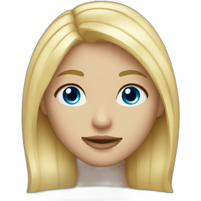 Blond Blue Eyes Girl emoji