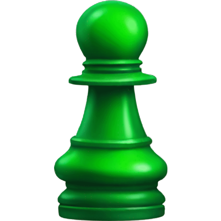 Green pawn  emoji