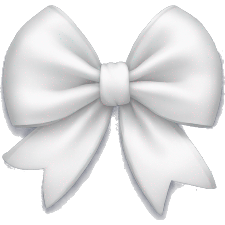 White bow  emoji