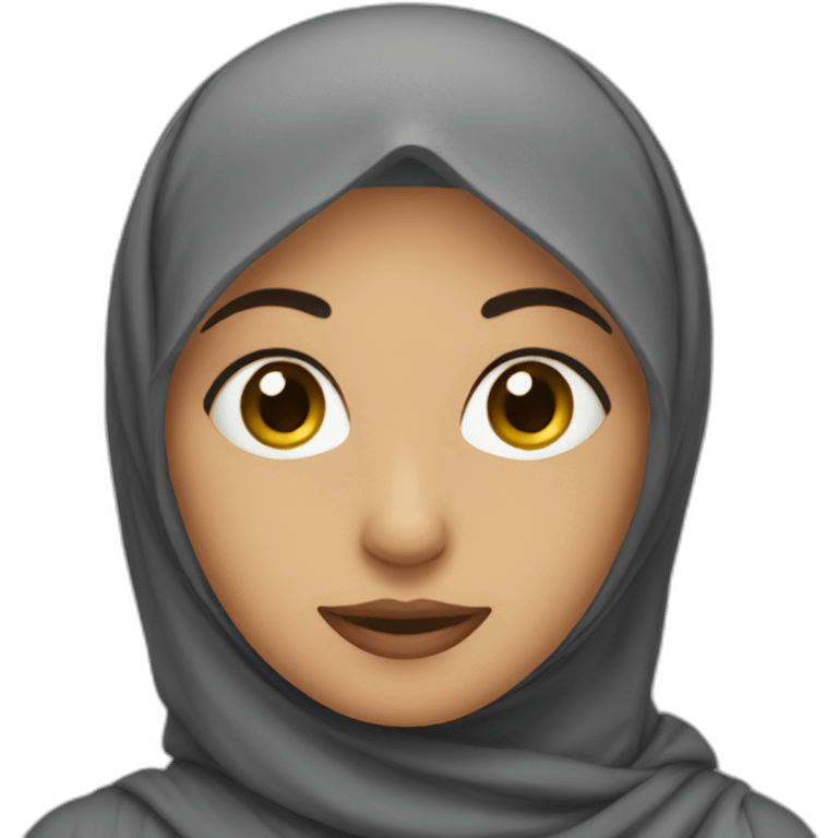 Arab wearing hijab emoji