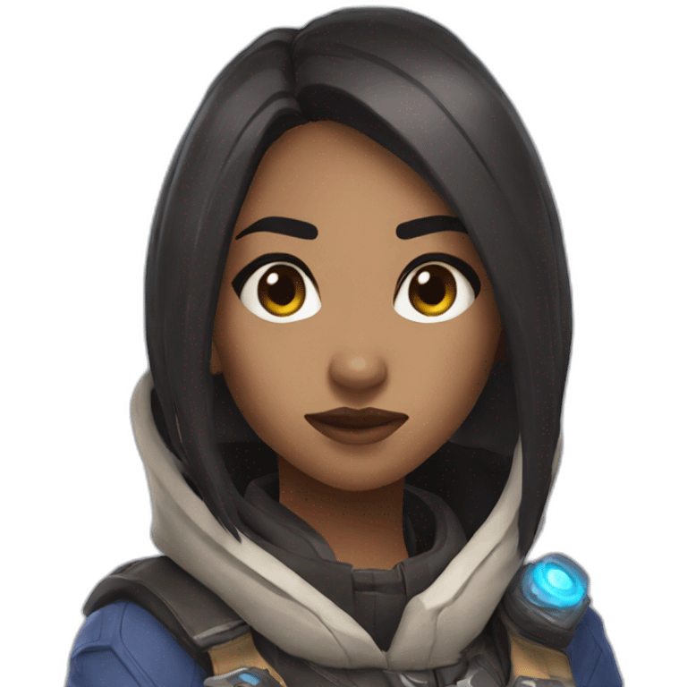 Ana from overwatch emoji