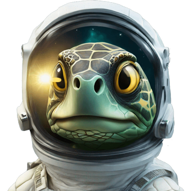 Sea turtle in space  emoji