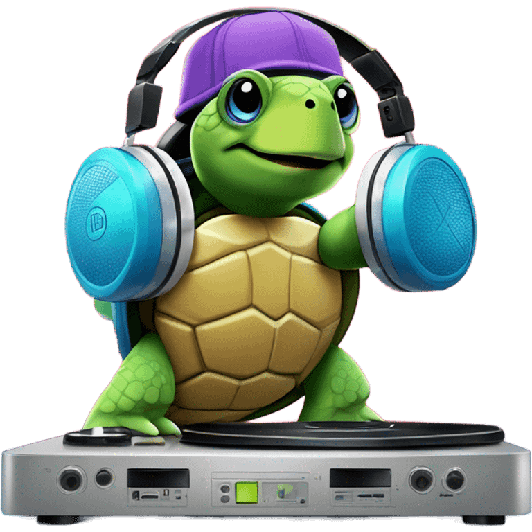 DJ Turtle emoji