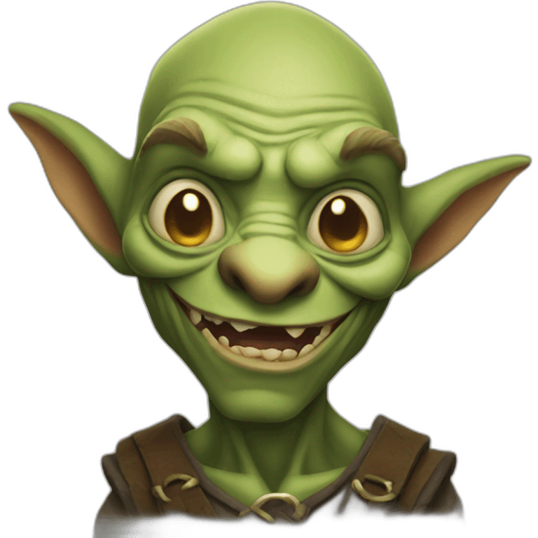 Goblin qui rie emoji