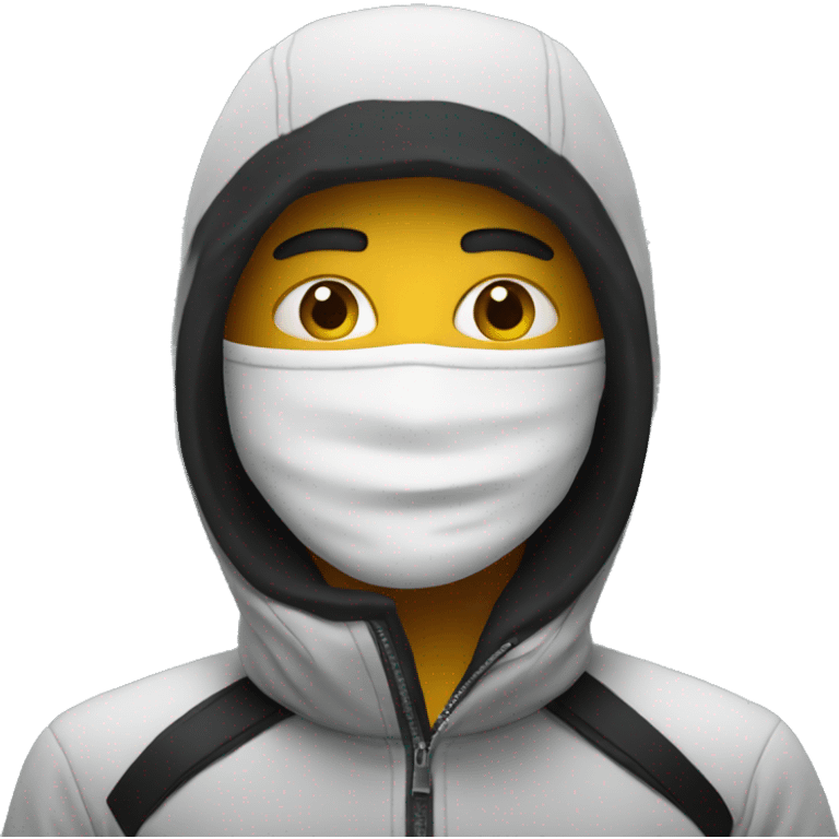 A guy with a ski mask emoji