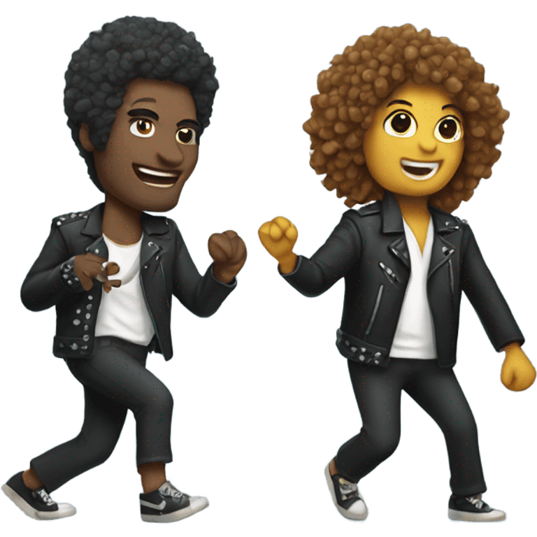 Rock and roll dancers  emoji