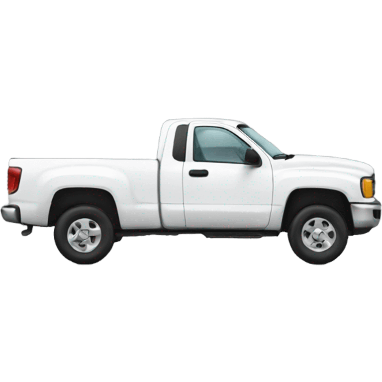 White truck emoji