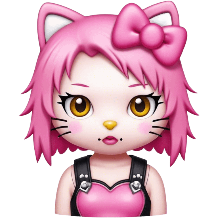  kawaii punk hello kitty emoji