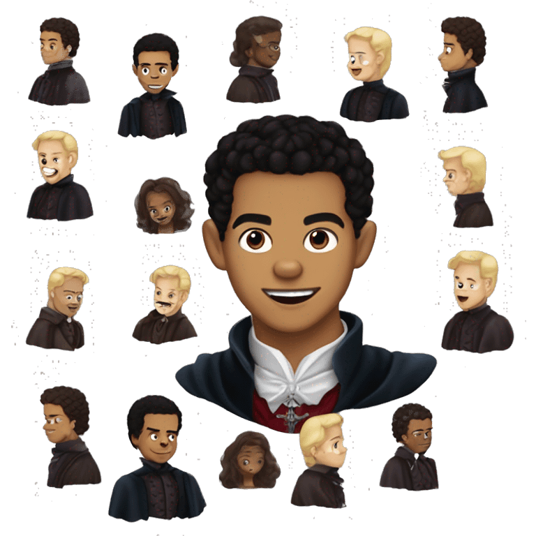 Actor Jacob Anderson as vampire Luis de Point Du Lac interview with the vampire  emoji