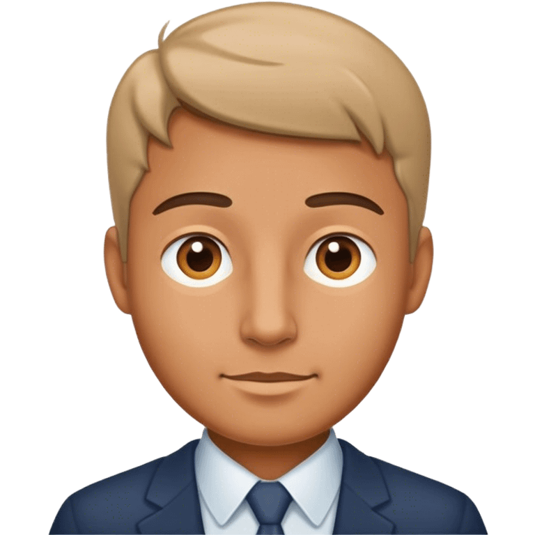 A smart man emoji