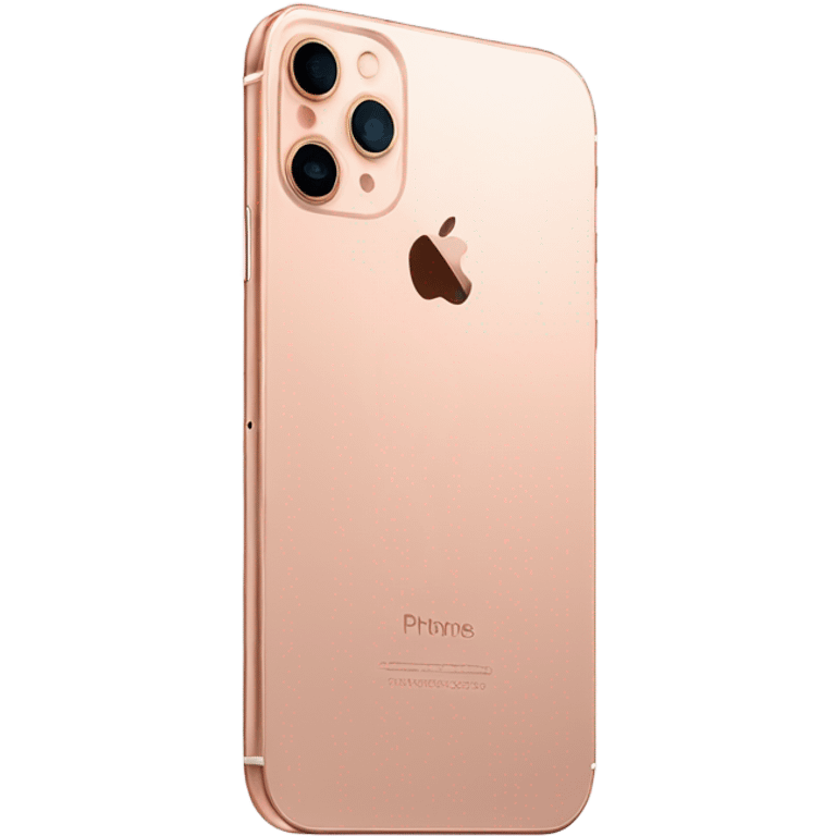 Rose gold iPhone 16 emoji