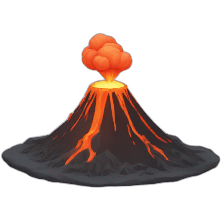 Petit prince volcano emoji