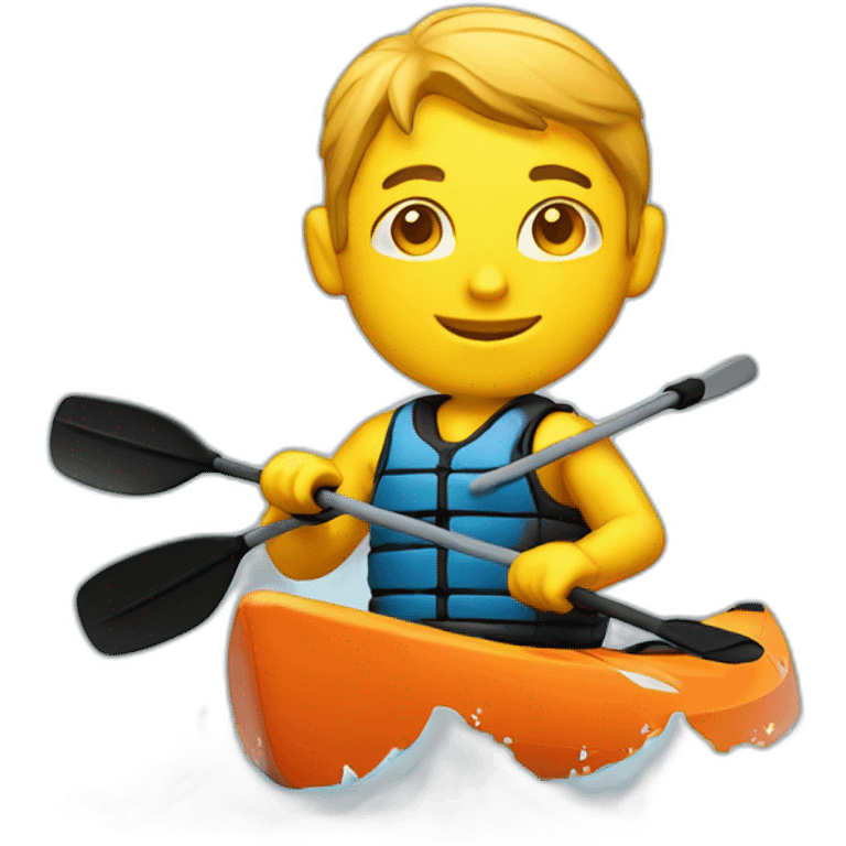 pro kayaker with cup emoji