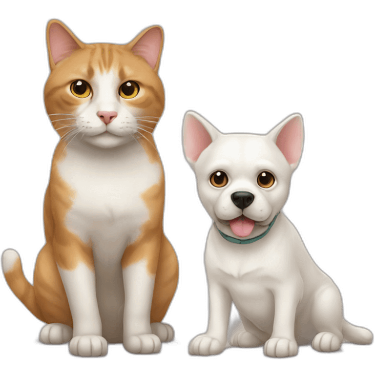 cat + chien emoji