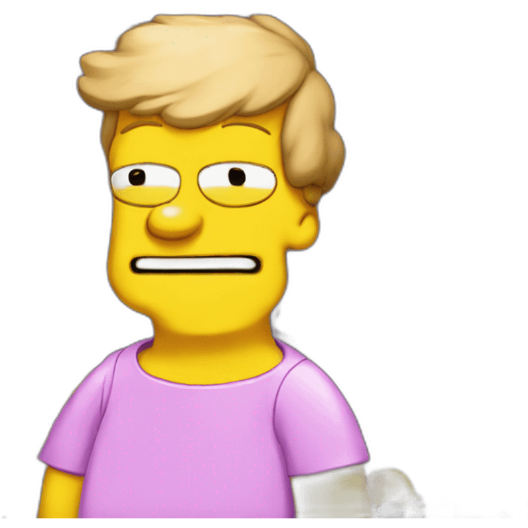 Les Simpson sur Tiktok emoji