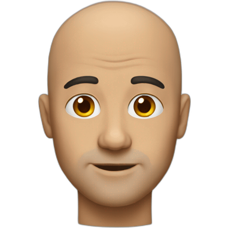 A-bald-man emoji