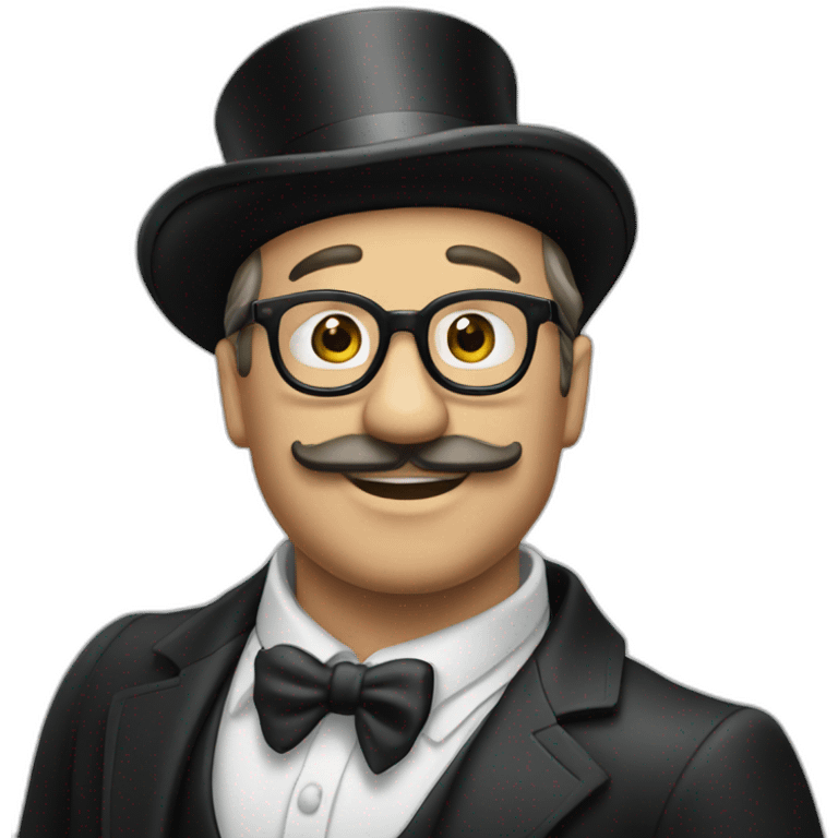 The man Monopoly emoji