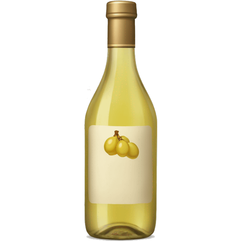 a single bottle of white wine vinegar emoji