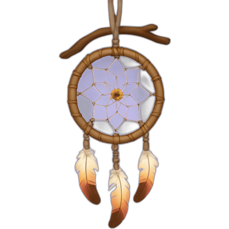 Hanging dreamcatcher emoji