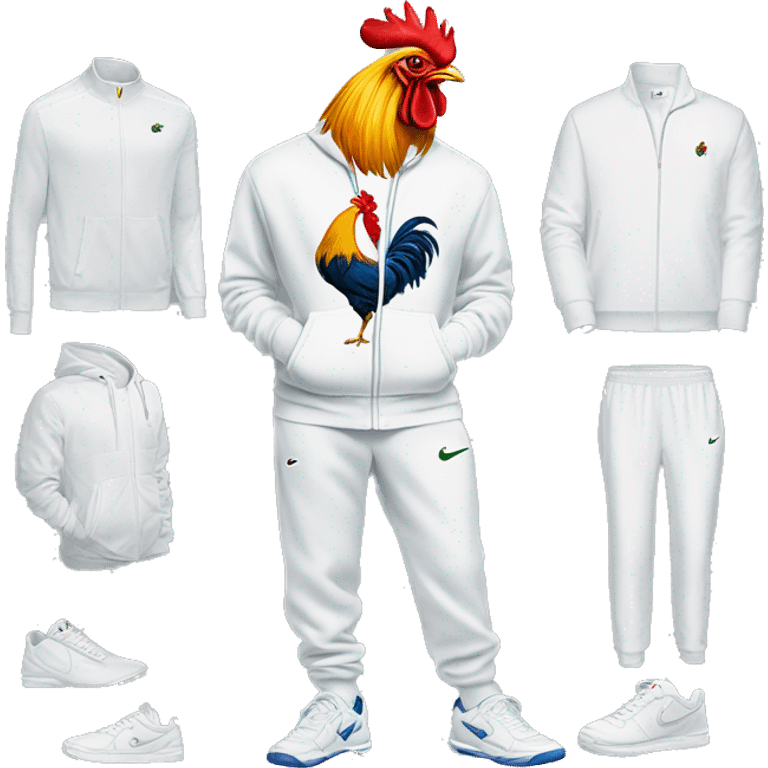 gym rooster lacoste tracksuit nike shoes emoji