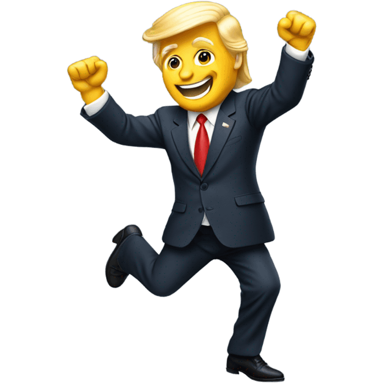 Trump dancing emoji