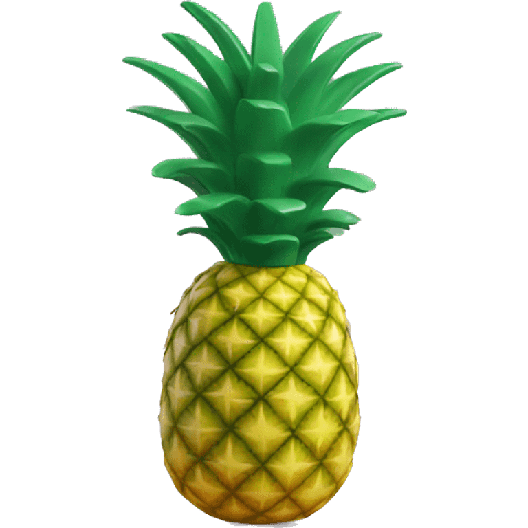 3D Pineapple  emoji