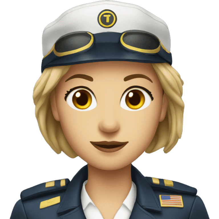 Women pilot emoji