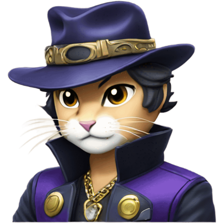 Jotaro kujo as a cat emoji