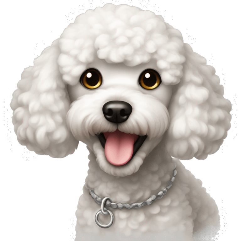 white toy poodle emoji