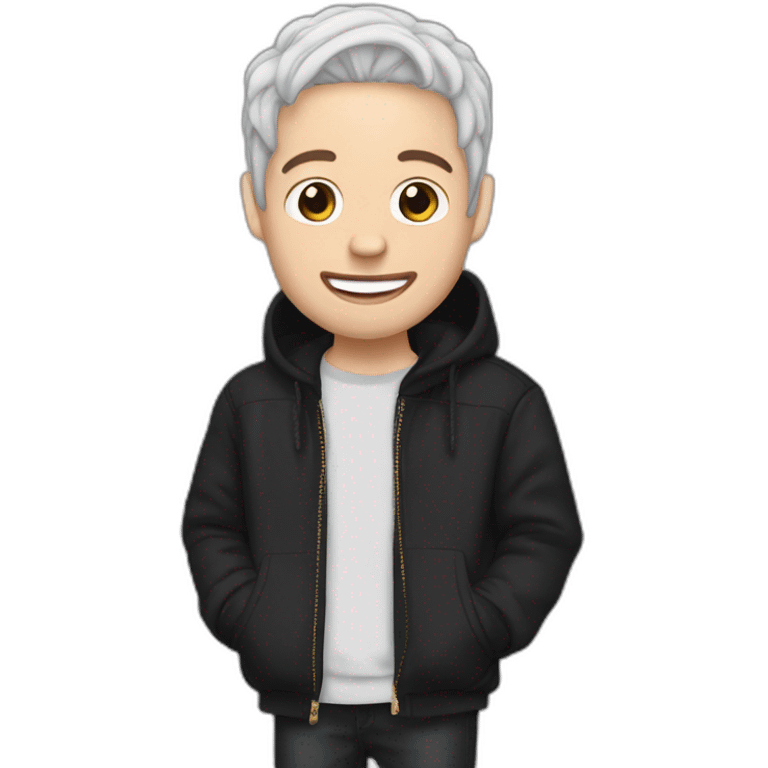 Pete Davidson Kanye emoji emoji