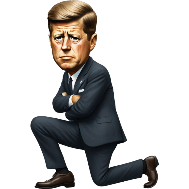 john f kennedy squating emoji