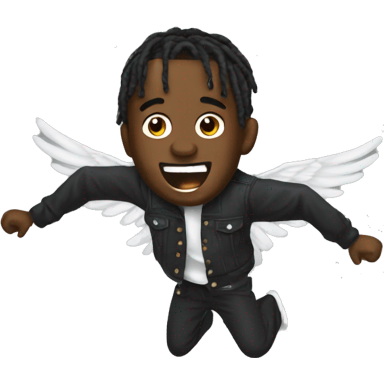 Travis Scott flying emoji