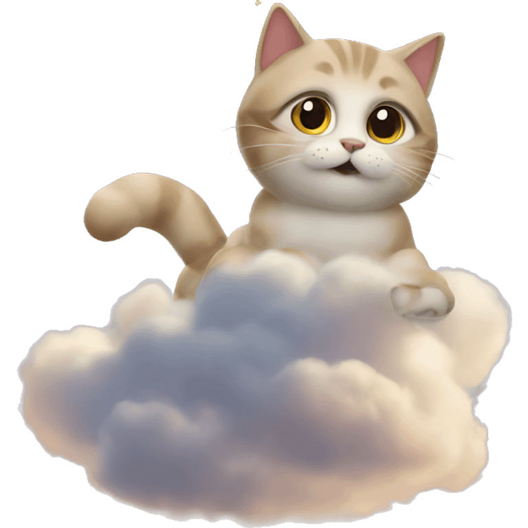 Cat in the sky  emoji